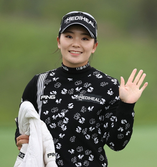 2021년 한국여자프로골프(KLPGA) 투어 NH투자증권 레이디스 챔피언십 우승 경쟁에 가세한 이다연 프로. 사진제공=KLPGA