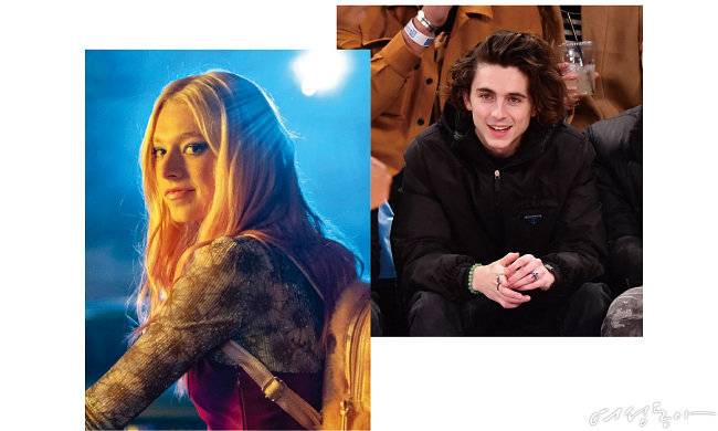 헌터 샤퍼(좌).티모시 샬라메.(우)