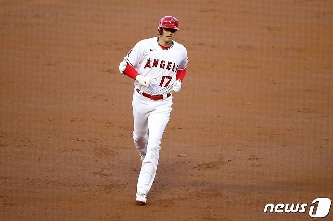 오타니 쇼헤이가 3경기 연속 홈런을 터뜨렸다. © AFP=뉴스1