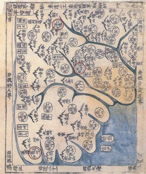 서울대 규장각에 소장된 조선시대 평안도 지도. [사진 규장각]