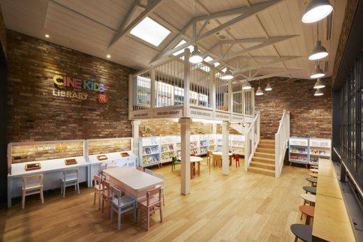 출처: CGV 하계점 '씨네 키즈'에 마련된 미니 미니도서관