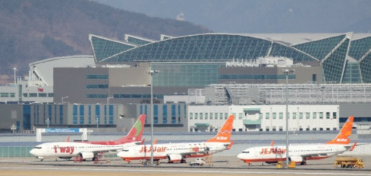 인천국제공항 주기장. <연합뉴스>