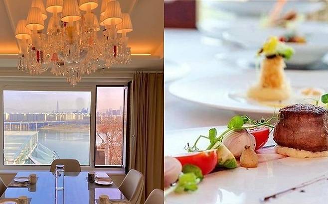 출처: 메종 한남 @maisonhannam_official / 우: 서강8경 @sg8_2006