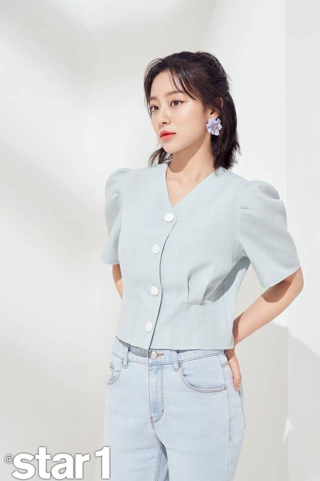 [서울=뉴시스]이랜드 '미쏘' 강민아 6월 화보