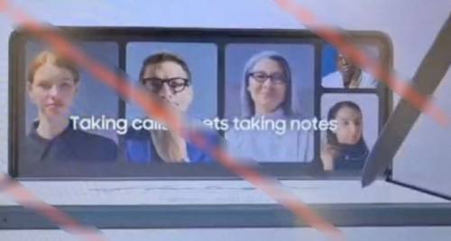 삼성전자가 만든것으로 추정되는 갤럭시Z 폴드3 홍보 영상 화면. S펜이 지원되는 것을 강조한다.  /사진=샘모바일