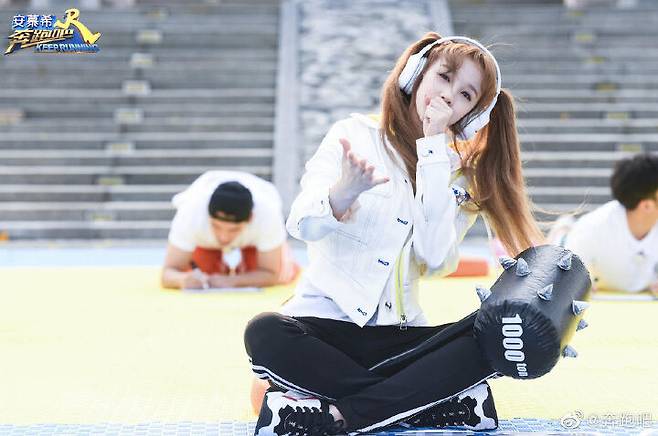 출처: 중국판 '런닝맨' 웨이보