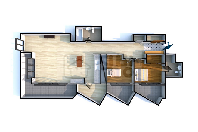 출처: 116㎡ 평면도 ⓒ직방