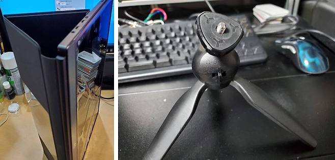 모니터를 세웠다가 쓰러져서 깨지면 본인 책임이지만.. 그럴 수 밖에 없었다 / 게임동아 DB