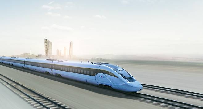 The KTX-Eum train (Korail)