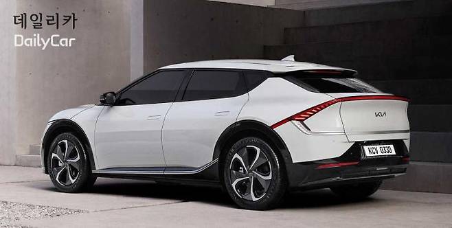 EV6 (길이가 강조된 이미지) </figcation>