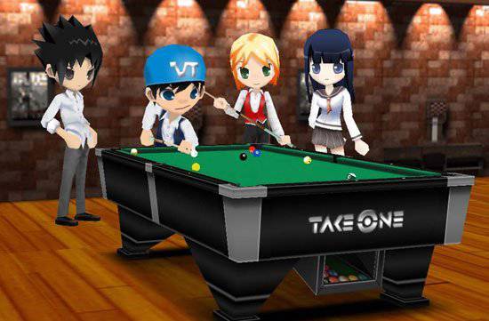 피처폰으로 즐기는 허슬당구