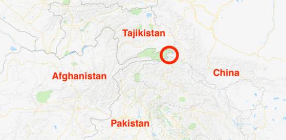 와칸회랑 지도〈사진=인사이더 캡처〉