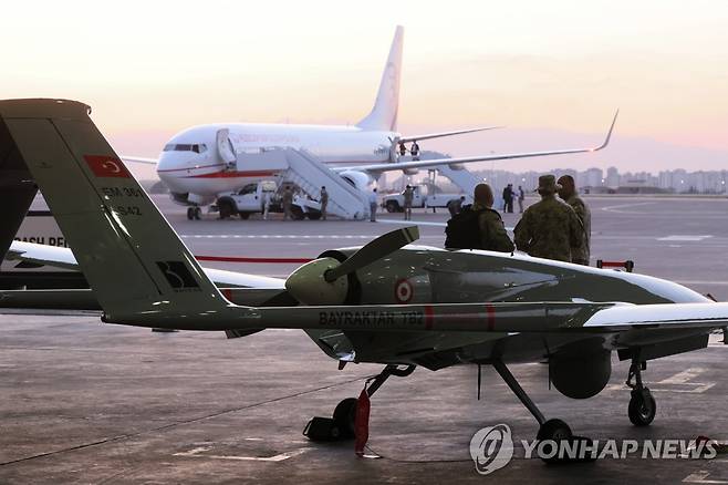 [EPA=연합뉴스 자료사진] 터키제 군용 무인기