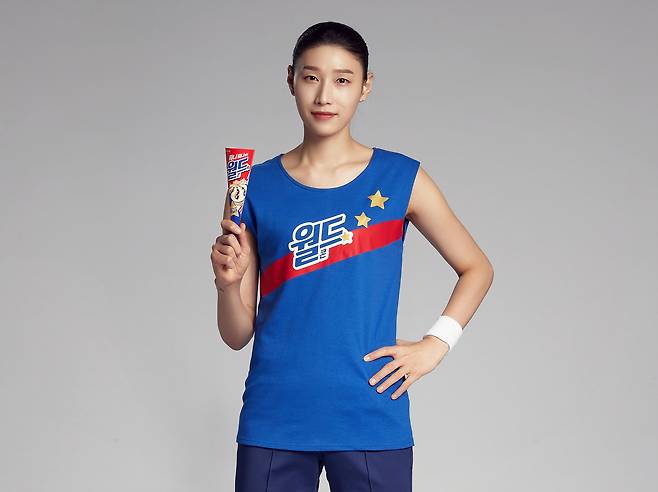 월드콘 모델 김연경 (롯데제과 제공)© 뉴스1