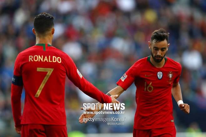 ▲ 크리스티아누 호날두와 브루노 페르난데스