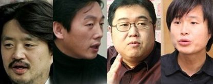 인터넷방송 ‘나는 꼼수다’ 의 김어준·정봉주·김용민·주진우(왼쪽부터)