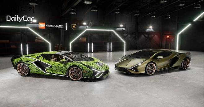 람보르기니 시안 레고블록 </figcation>