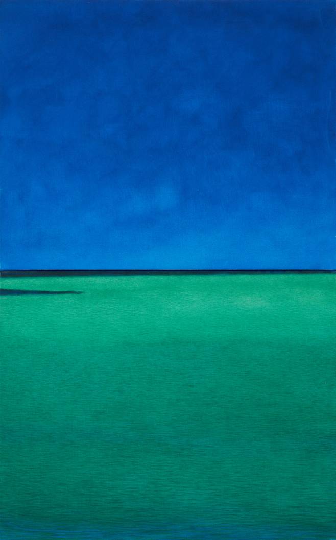 김보희 ‘Towards’, 2013, 천 위에 채색, 145×91㎝.   ⓒ김보희