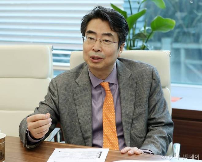 전상경 한양대학교 창업지원단장 인터뷰 /사진=김휘선 기자 hwijpg@