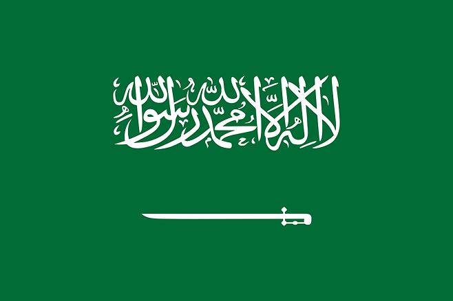 사우디아라비아 국기. © 뉴스1