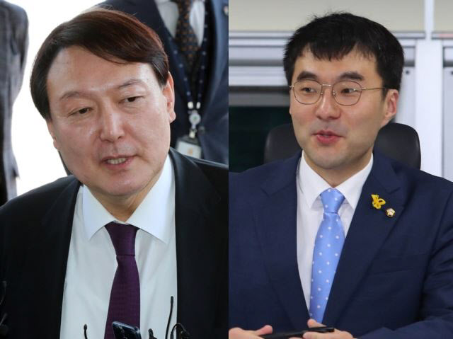 윤석열 전 검찰총장(왼쪽), 김남국 더불어민주당 의원 (사진=뉴시스)