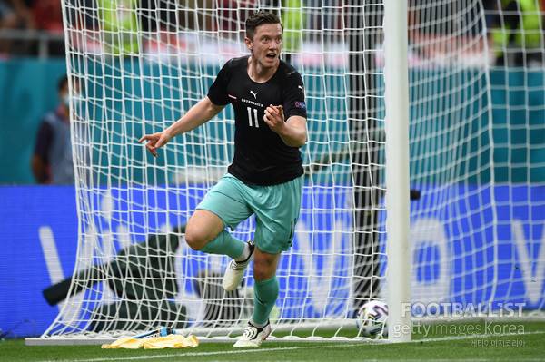 미하엘 그레고리치(오스트리아 대표팀). 게티이미지코리아