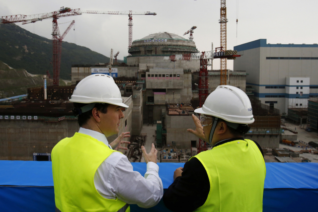 지난 2013년 당시 건설 중이던 타이산 원전. /AP연합뉴스