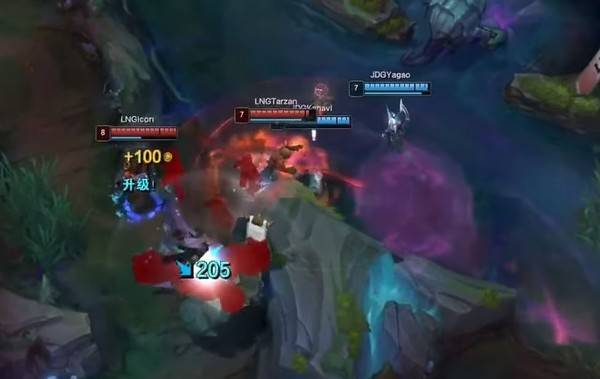 사진=LPL ENGLISH 공식 유튜브 채널, 야가오와 카나비가 전사하며 JDG는 사실상 승기를 내준다