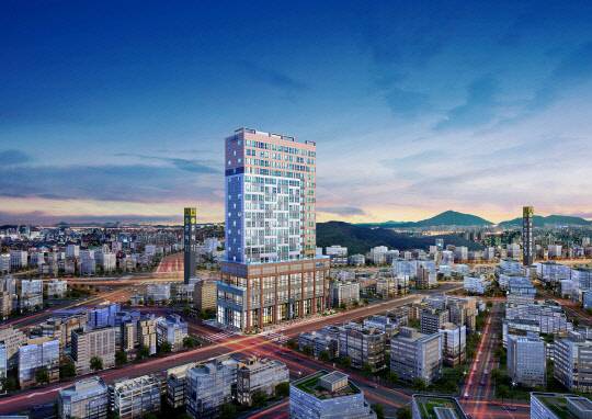 사진= 부천 춘의역 웰유듀플렉스. 조감도