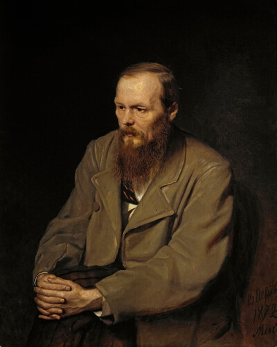 바실리 페로프, <표도르 도스토옙스키의 초상화(Portrait of Fedor Dostoyevsky)>, 1872, 80.5×99㎝, The State Tretyakov Gallery, 모스크바.