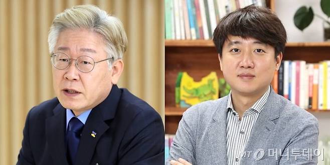 이재명 경기도지사(왼쪽), 이준석 국민의힘 대표/사진=이기범 기자