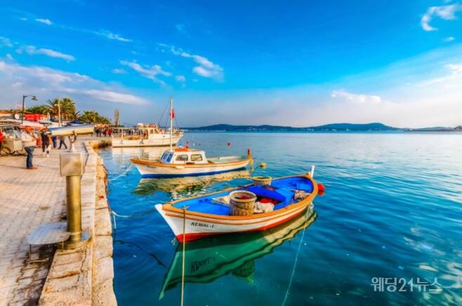사진 : 터키문화관광부 한국 홍보 사무소 GEOCM, 에게 해의 준다섬 전경