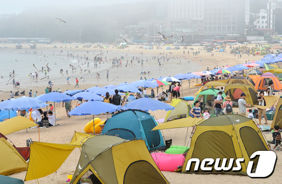 인천 을왕리해수욕장 모습./© 뉴스1