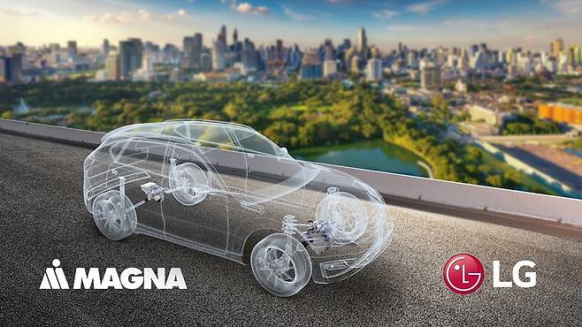 세계 3위 자동차 부품회사 마그나인터내셔널과 LG전자가 함께 전기차 동력계 회사인 'LG마그나e파워트레인'을 설립한다. /LG전자 제공