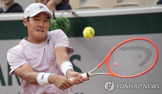 한국 테니스 선수로는 13년 만에 올림픽에 출전하는 권순우. AP 연합뉴스