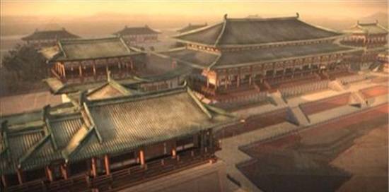 당 장안 대명궁 함원전 복원도 /사진=바이두