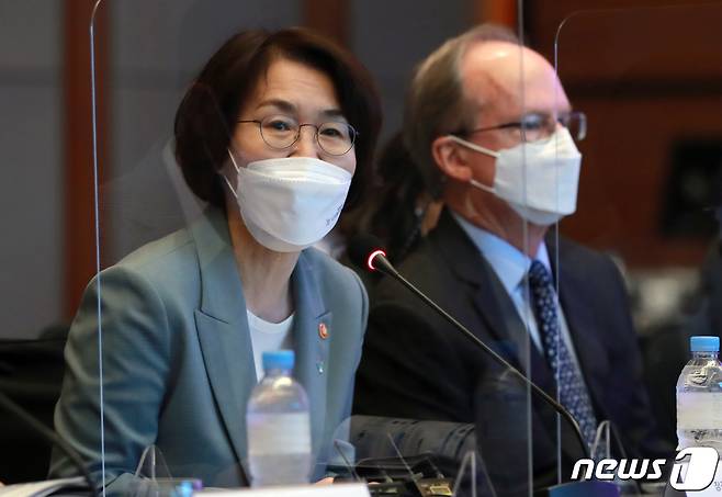 임혜숙 과학기술정보통신부 장관.© News1 구윤성 기자