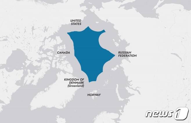 중앙 북극해 지도 (외교부 제공) © 뉴스1