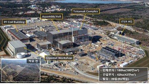 ITER 건설현장 [과학기술정보통신부 제공. 재판매 및 DB 금지]