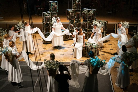 지난 18일 독일 베를린 콘체르트하우스에서 열린 오페라 '마탄의 사수' 초연 및 공연장 개관 200주년 기념 공연의 한 장면 /사진=프레스토아트
