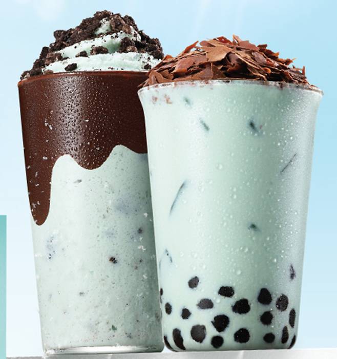 공차 ‘민트초코 밀크티’