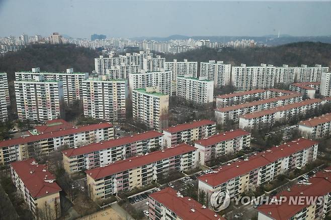 서울 양천구 목동 일대 아파트 단지 모습 [연합뉴스 자료사진]
