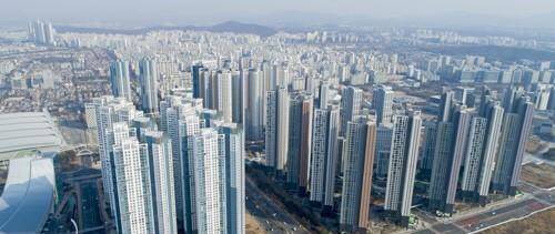 경기도 고양시 일산 킨텍스 일대 아파트 단지. <연합뉴스>
