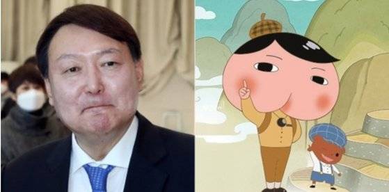 윤석열 전 검찰총장과 엉덩이탐정