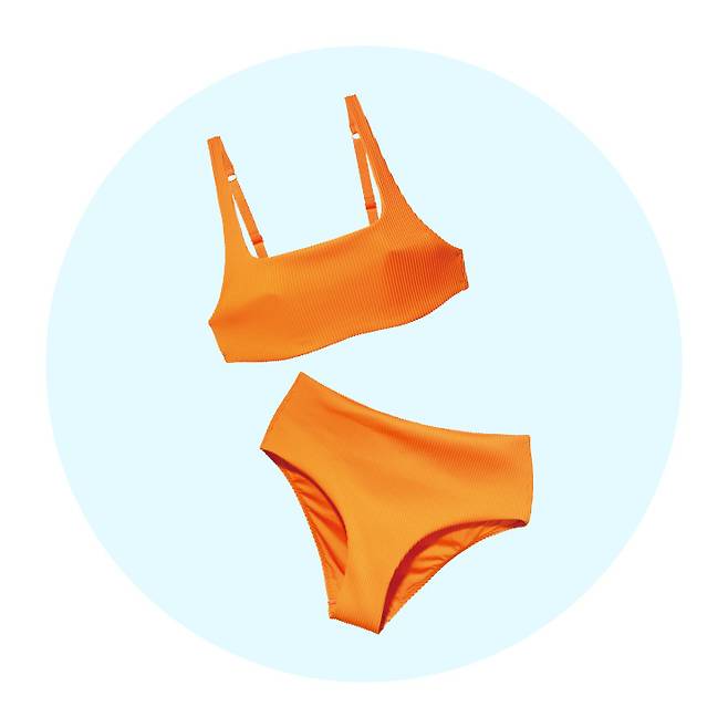 비키니 톱 4만9천원, 비키니 브리프 4만9천원 모두 코스.