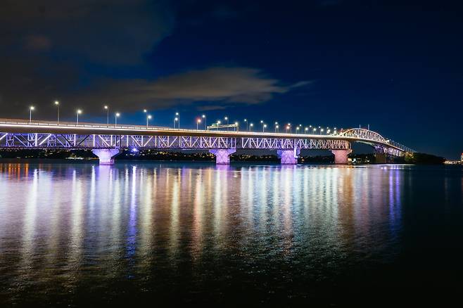 오클랜드 하버 브리지 조명