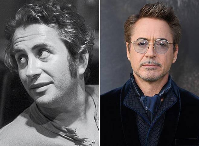 배우 겸 감독 로버트 다우니 시니어와 그의 아들 할리우드 배우 로버트 다우니 주니어./사진=로버트 다우니 주니어 인스타그램, AFP/뉴스1