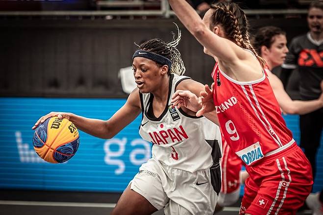 ▲일본 여자 3x3 대표팀에 발탁된 스테파니 마울리