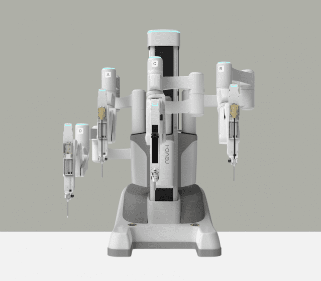 미래컴퍼니 복강경 수술로봇 '레보아이' (사진=미래컴퍼니)