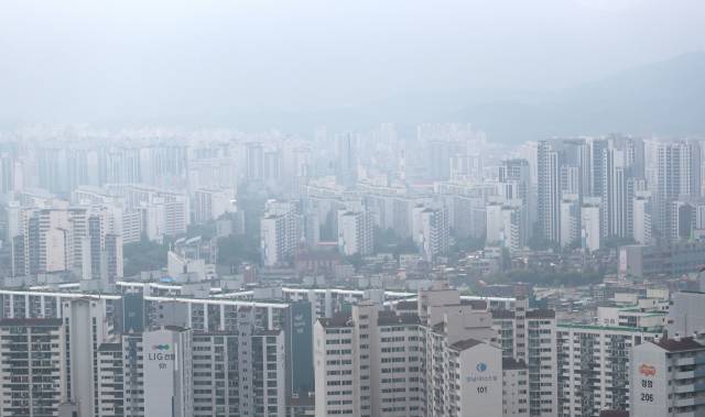 서울 강북권 아파트 전경